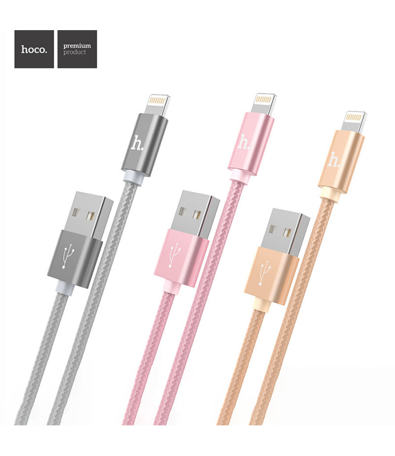 Hoco X2 Geflochten Lightn. Kabel 1m, Art.:000402