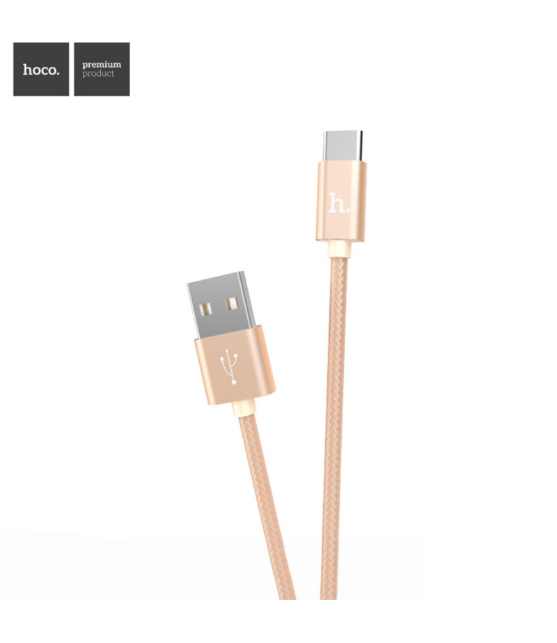 Hoco X2 Knitted Typ-C Charging Cable 1m, Art.:000402