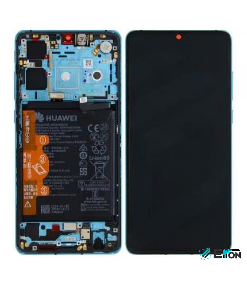 Huawei P30 Display and Digitizer Complete Aurora (Service-Pack)