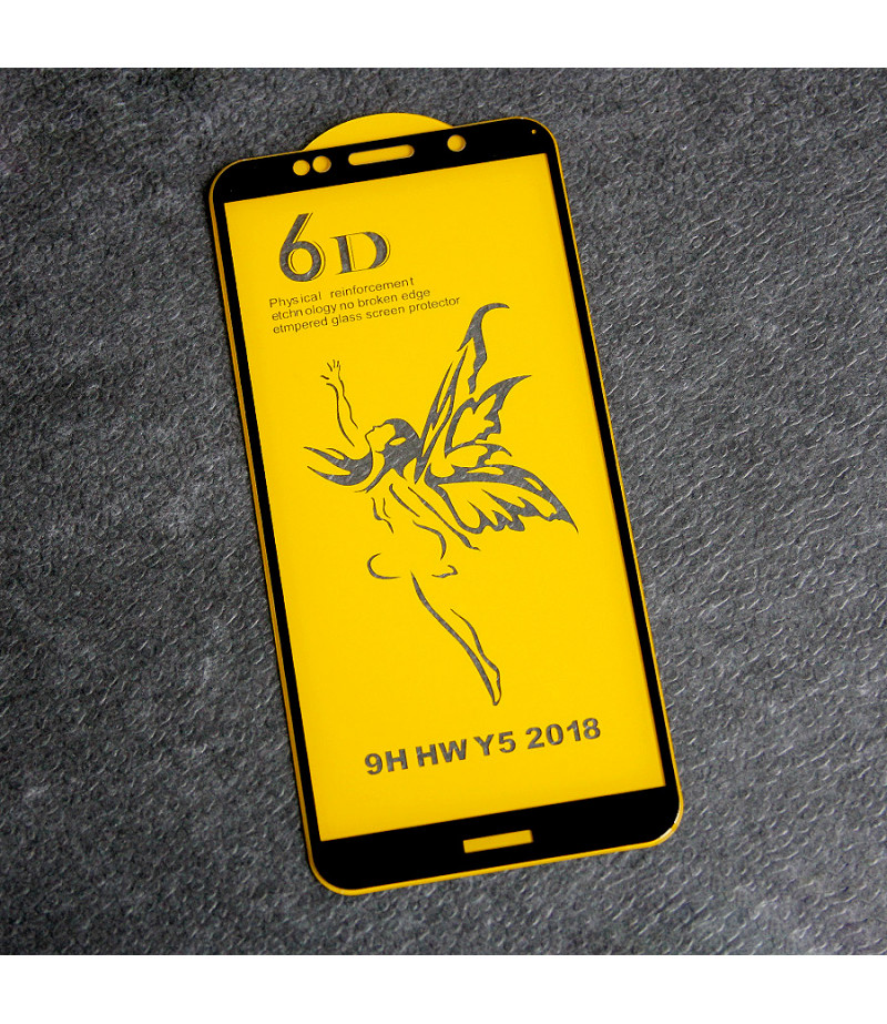 Full Glue Curved Tempered Glass Screen Protector für Huawei Y5 2018/ Y5 Prime, Art:000298
