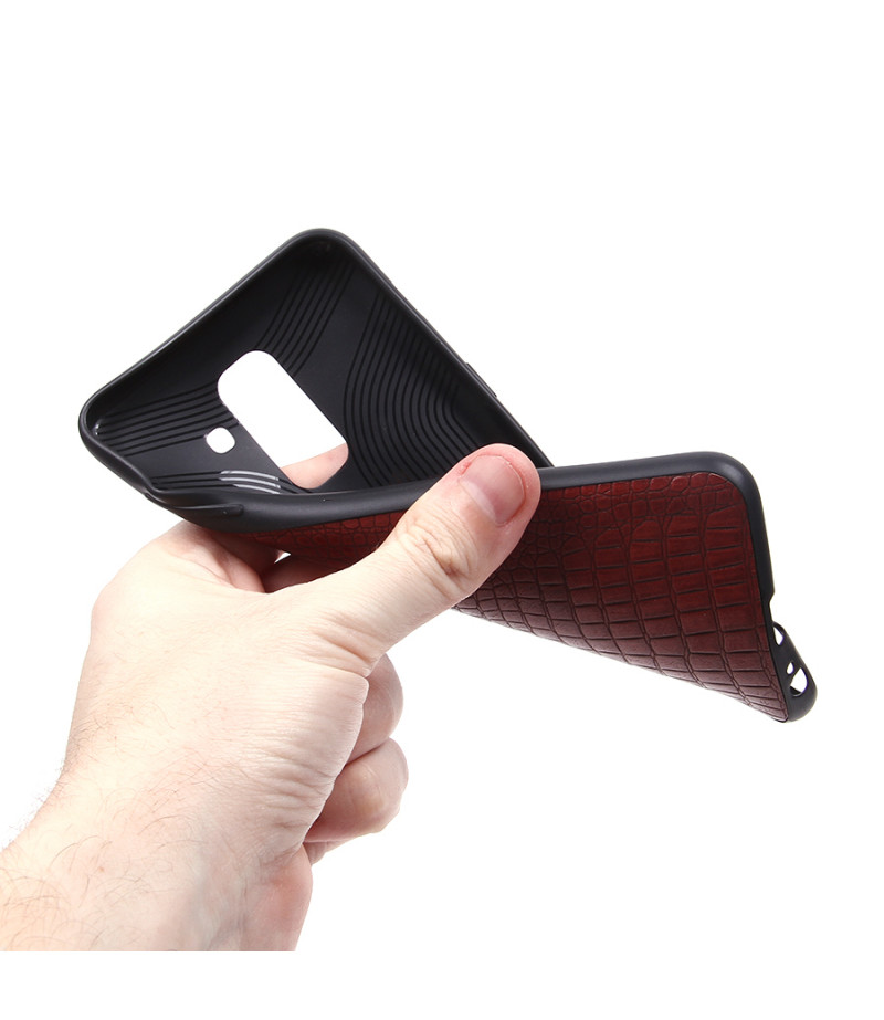 Alligator Skin Case für Samsung Galaxy A6 Plus (2018), Art.:000473