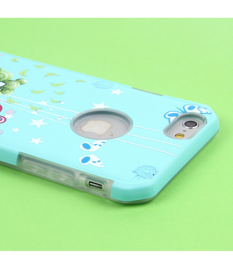 2in1  tpu +PC oily +printing picture für iPhone 6/6s Art.:000699