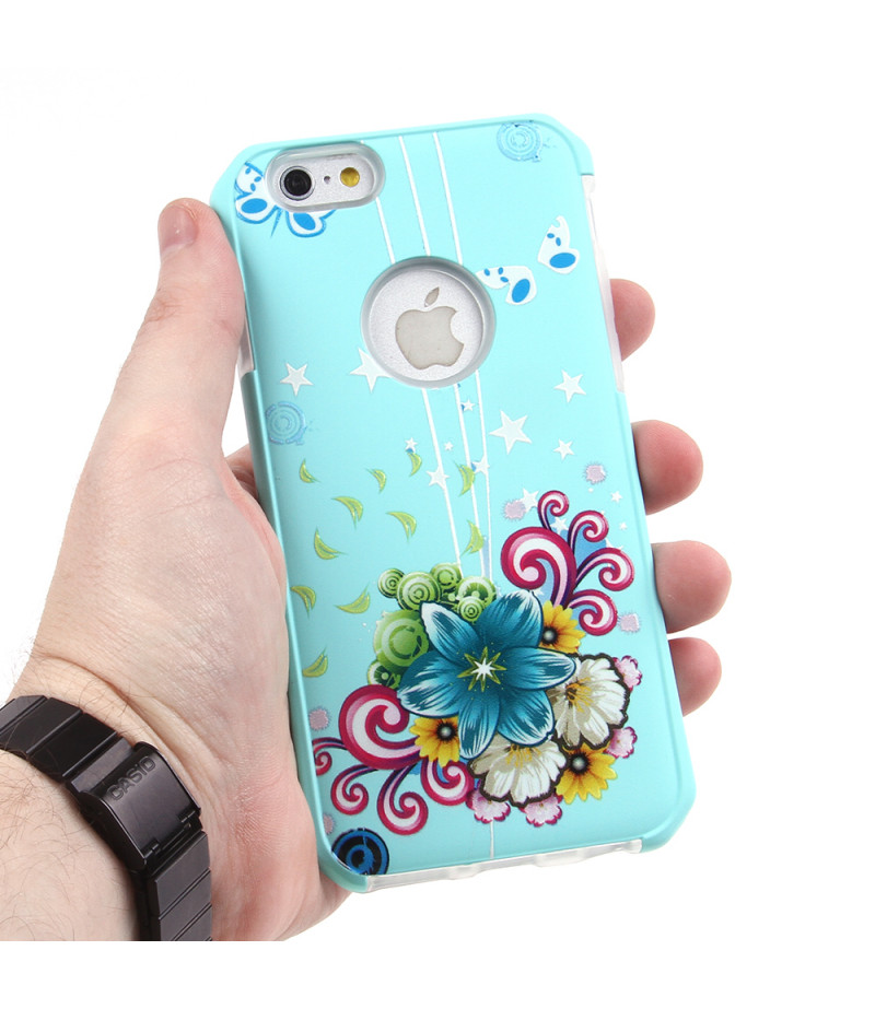2in1  tpu +PC oily +printing picture für iPhone 6/6s Art.:000699