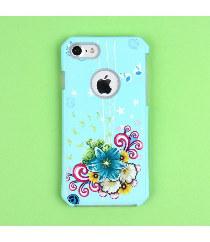 2in1  tpu +PC oily +printing picture für iPhone 7/8 Art.:000699