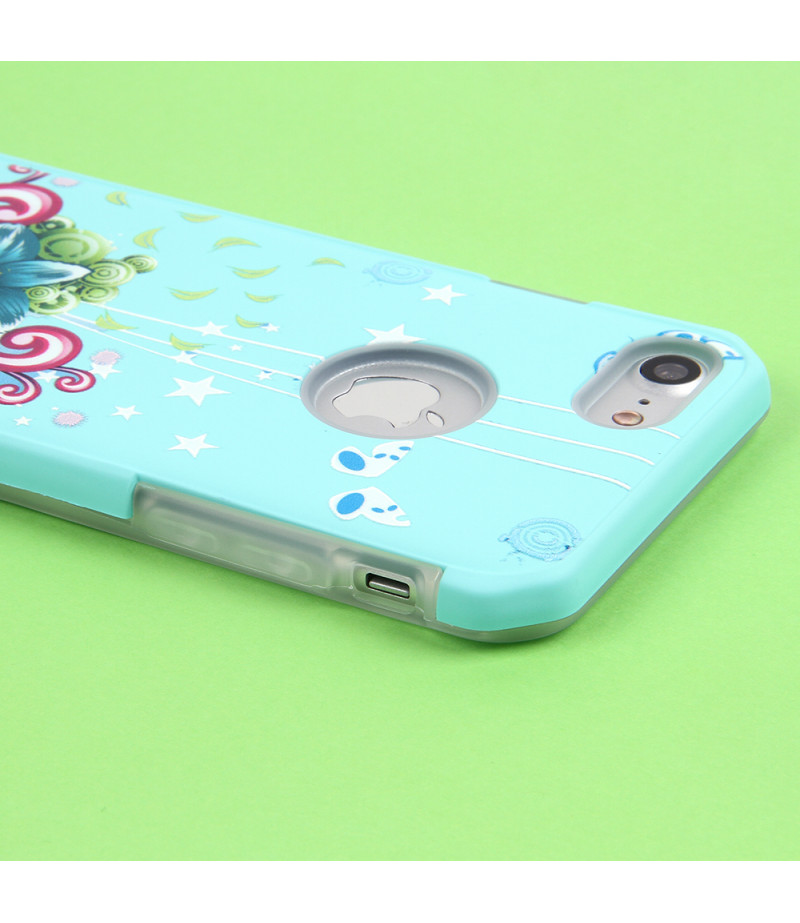 2in1  tpu +PC oily +printing picture für iPhone 7/8 Art.:000699