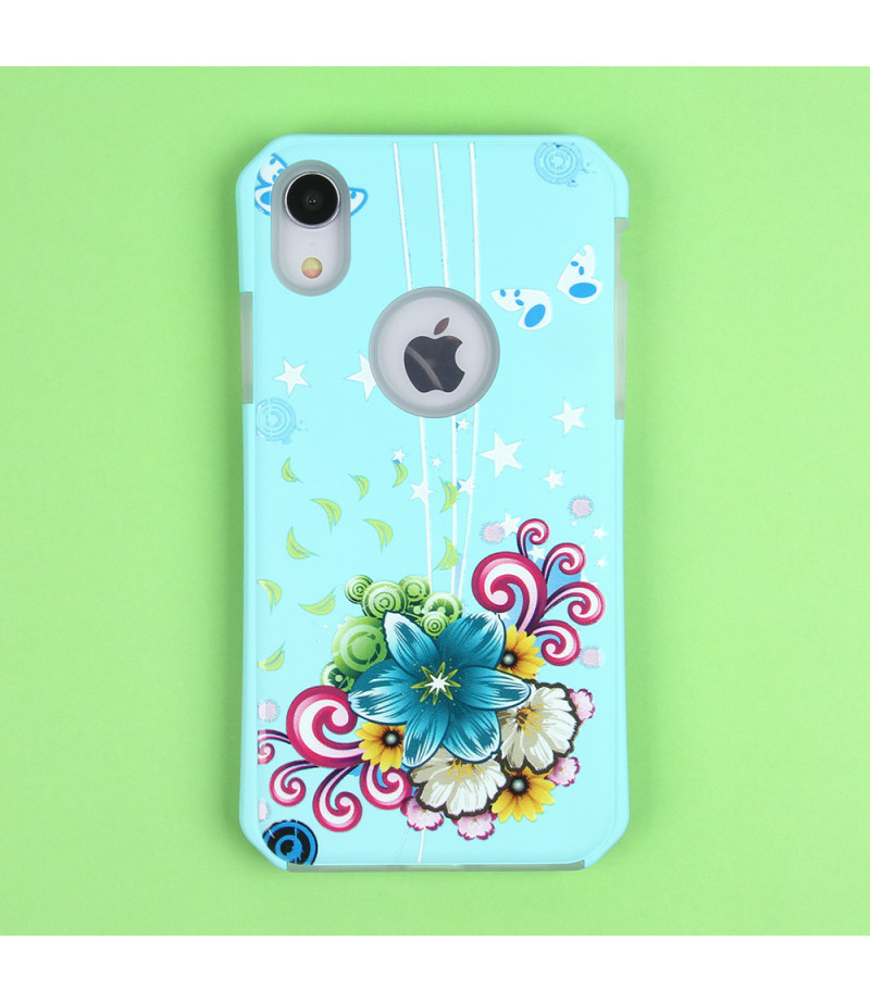 2in1  tpu +PC oily +printing picture für iPhone XR Art.:000699
