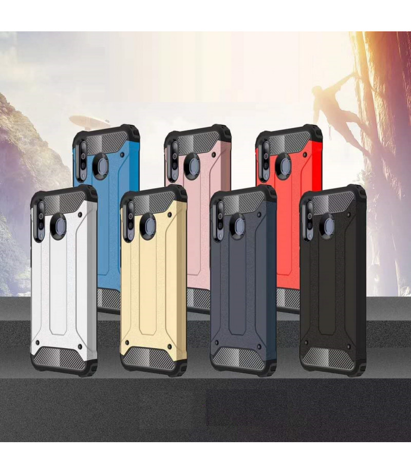 Shockproof cover 2 in 1 (TPC+PC) für Huawei P Smart, Art.:000528