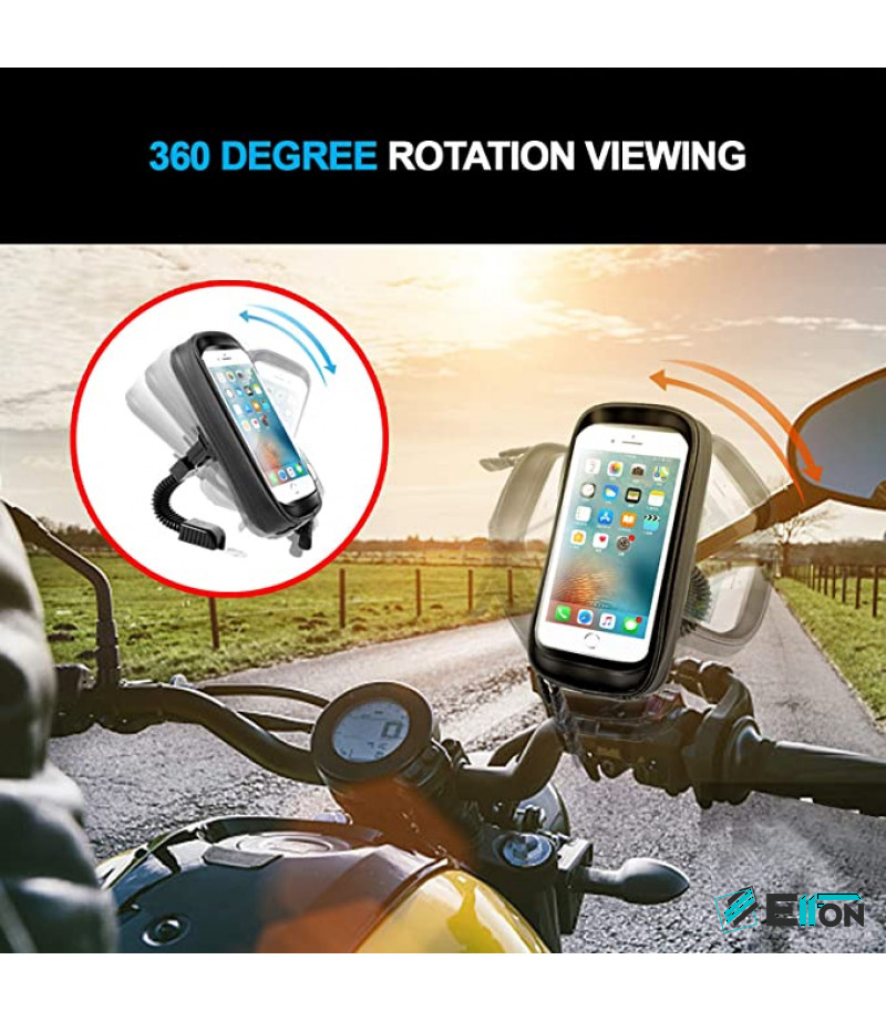 Wasserdicht Motorrad Handy Halterung 5.8 Zoll universal 360° Handlebar Art.:000015-1