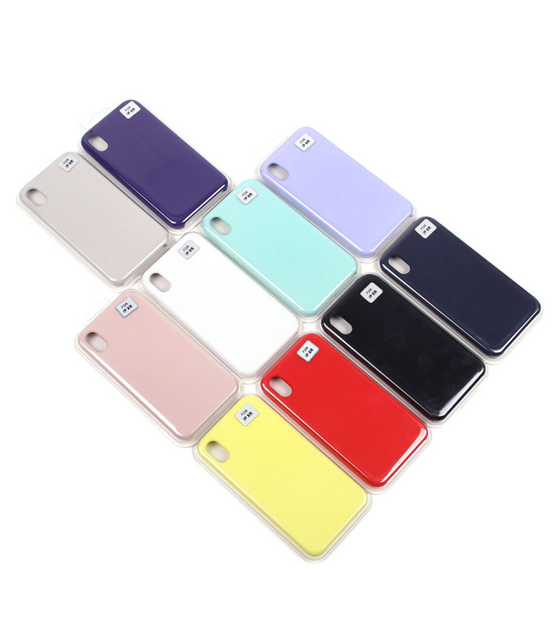Soft touch Full Silicone Case für iPhone XR, Art.:000537