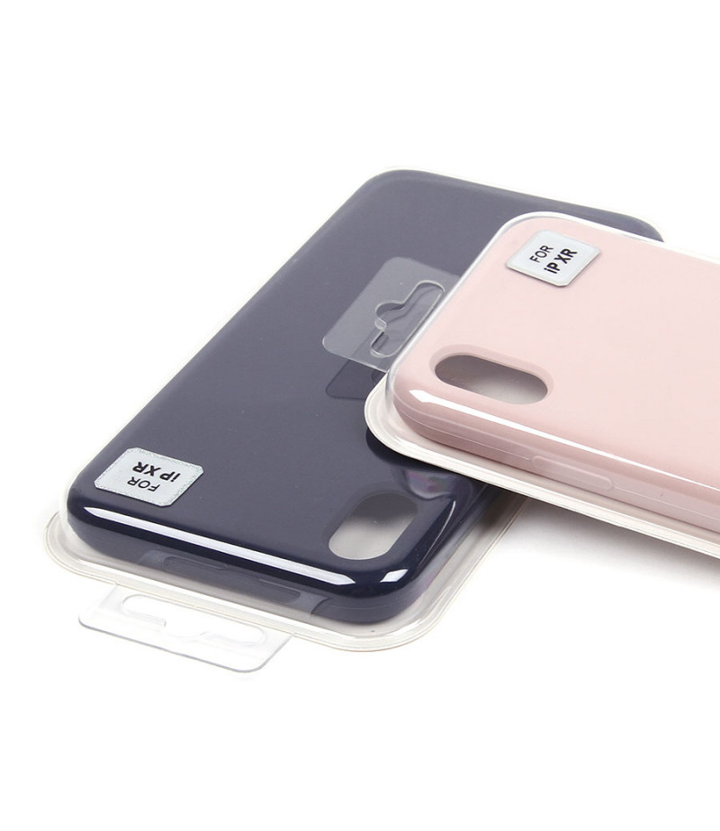 Soft touch Full Silicone Case für iPhone XR, Art.:000537