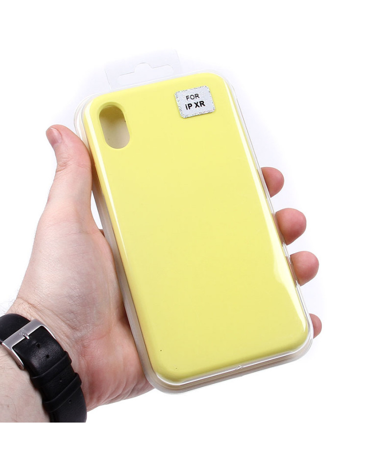 Soft touch Full Silicone Case für iPhone XR, Art.:000537