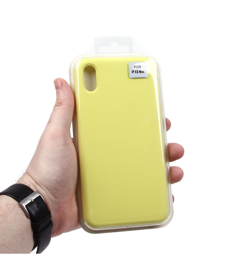 Soft touch Full Silicone Case für iPhone XS Max, Art.:000537