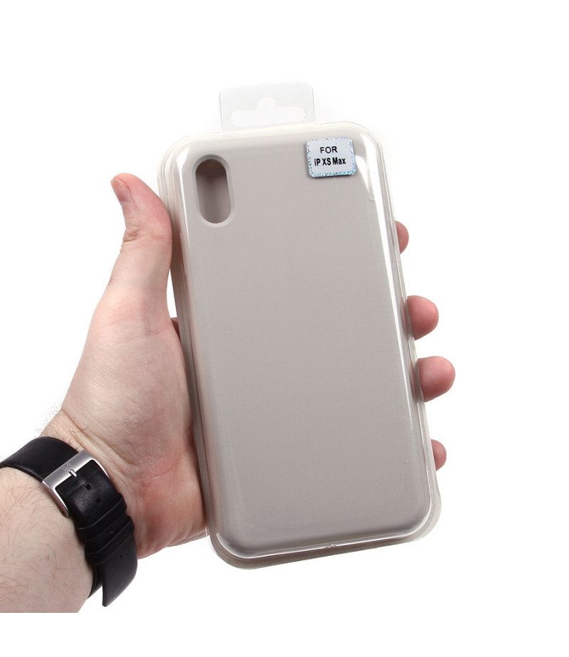 Soft touch Full Silicone Case für iPhone XS Max, Art.:000537