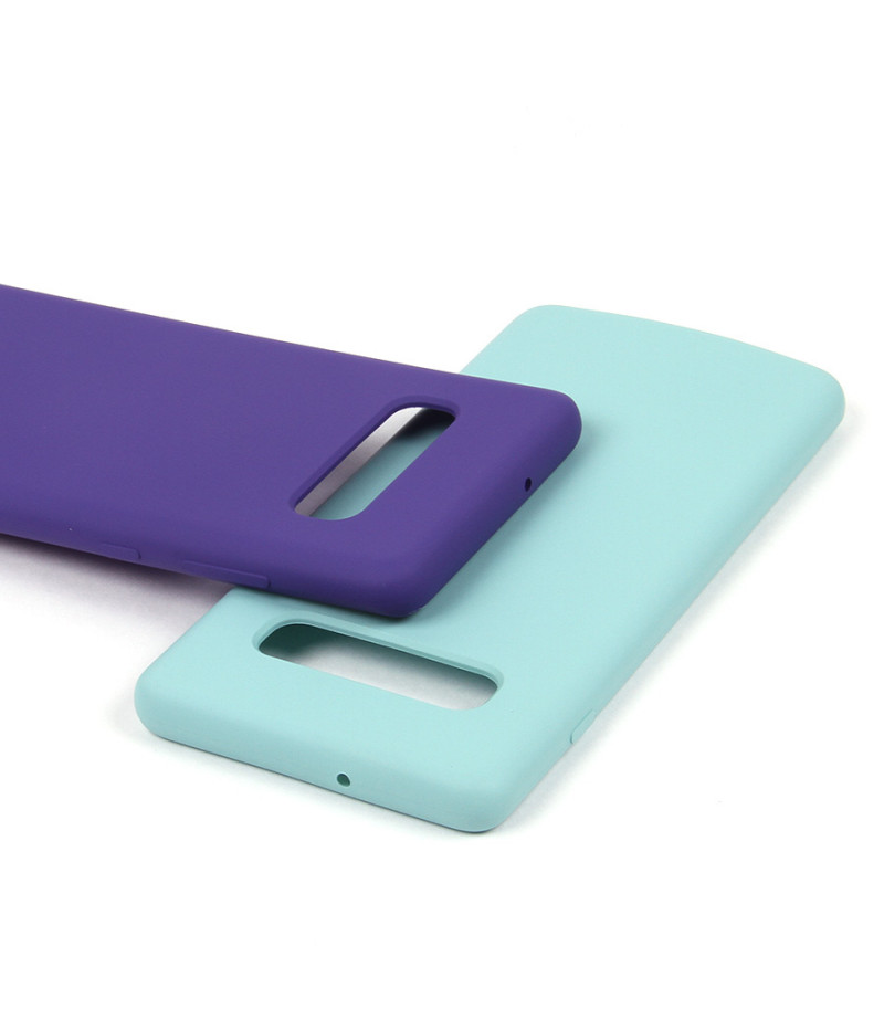 Soft touch Full Silicone Case für Galaxy S10 Plus, Art.:000537