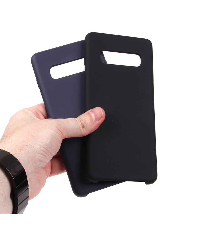 Soft touch Full Silicone Case für Galaxy S10 Plus, Art.:000537