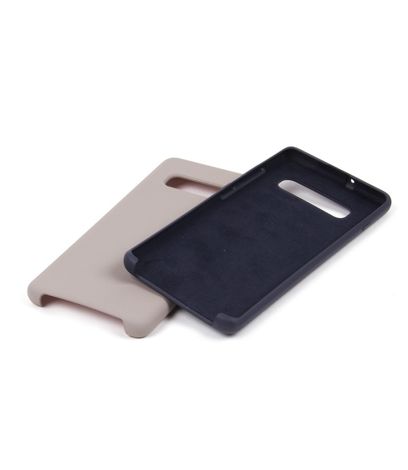 Soft touch Full Silicone Case für Galaxy S10 Plus, Art.:000537