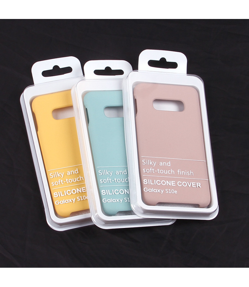 Soft touch Full Silicone Case für Galaxy S10 E, Art.:000537