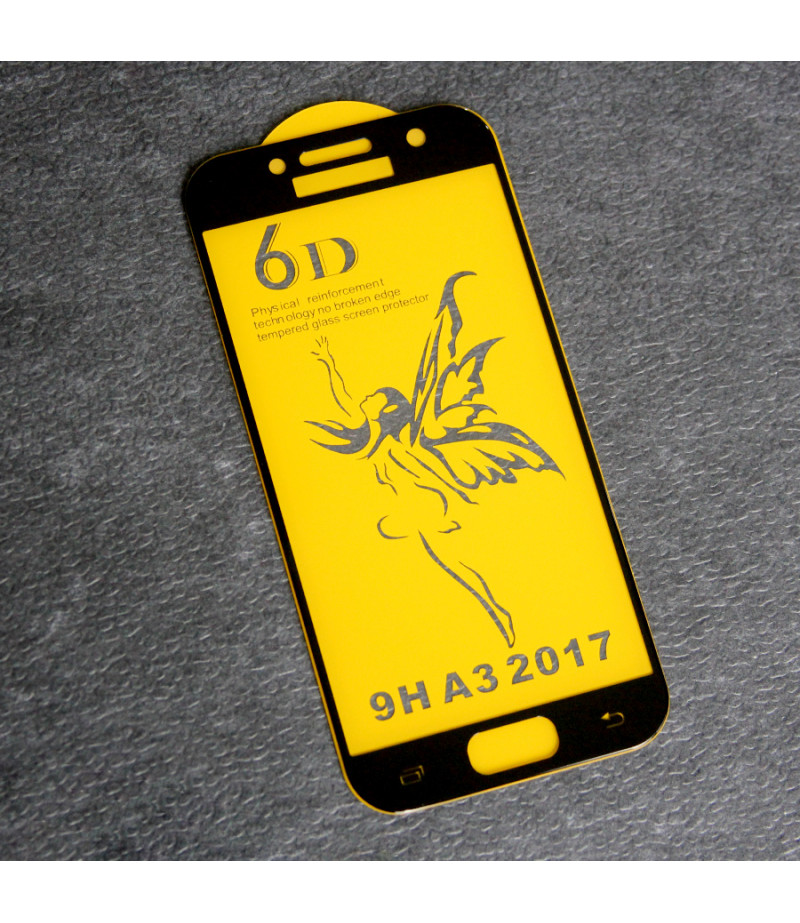 Full Glue Curved Tempered Glass Screen Protector für Samsung A3 (2017)/ A320, Art:000298