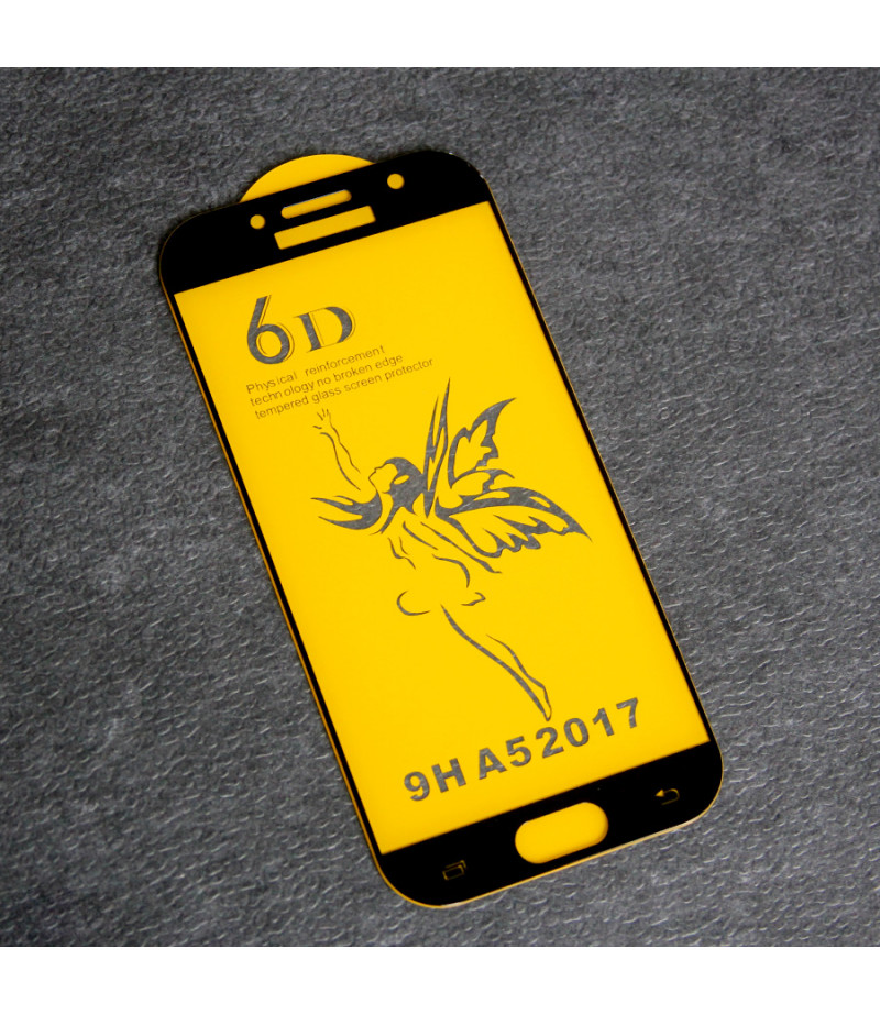 Full Glue Curved Tempered Glass Screen Protector für Samsung A5 (2017)/ A520, Art:000298