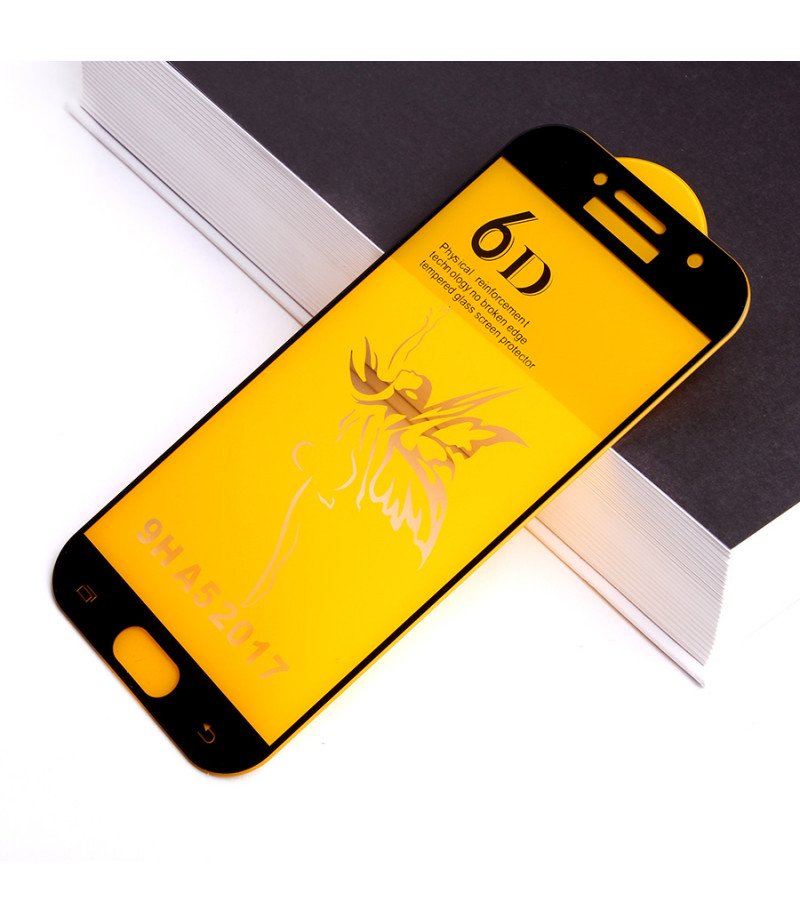 Full Glue Curved Tempered Glass Screen Protector für Samsung A5 (2017)/ A520, Art:000298