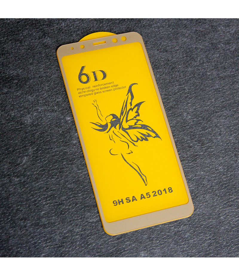 Full Glue Curved Tempered Glass Screen Protector für Samsung A5 (2018)/ A530, Art:000298