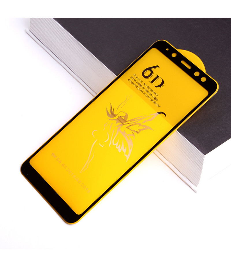 Full Glue Curved Tempered Glass Screen Protector für Samsung A5 (2018)/ A530, Art:000298